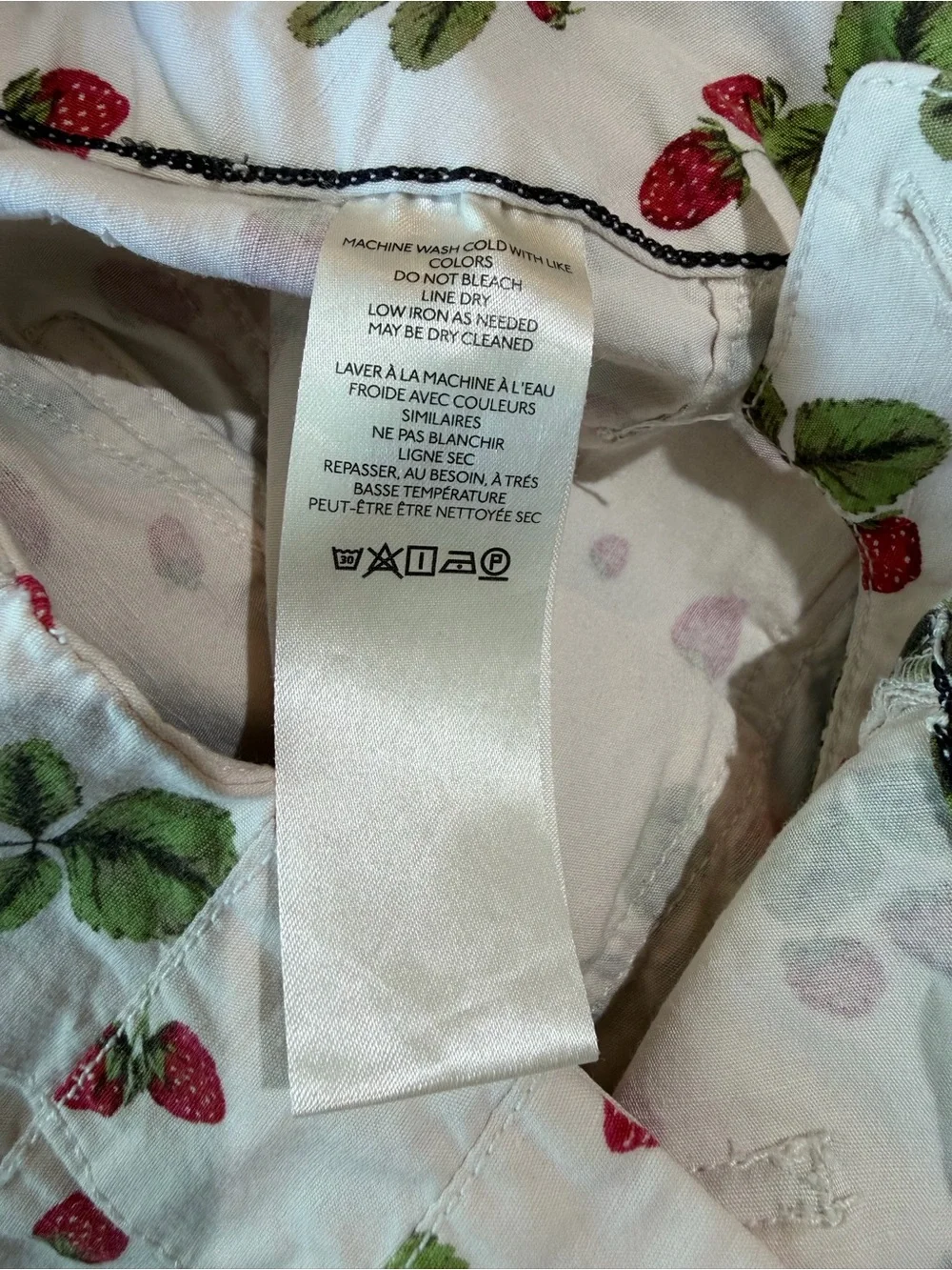 Maeve The Colette High-Rise Cropped Strawberry Pants Anthropologie Size 27 - Picture 10 of 11